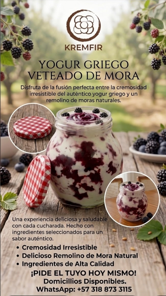 Yogurt Griego de Mora